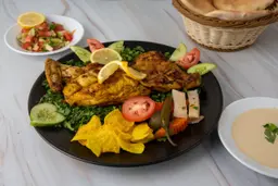 طبق دجاج مسحب